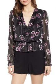 WAYF Floral top at Nordstrom Rack